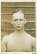 1935 Photo Warren Demaris U Of Oregon Track & Field Javelin Thrower Sports 5X7