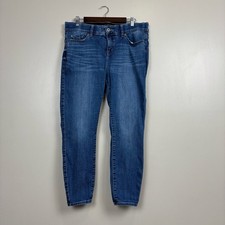 Torrid Jeans Womens 18 Short Blue Bombshell Skinny Stretch Comfort Whiskered