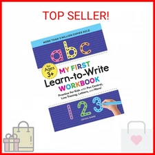 My First Learn-to-Write Workbook: Practice for Kids with Pen Control, Line Traci