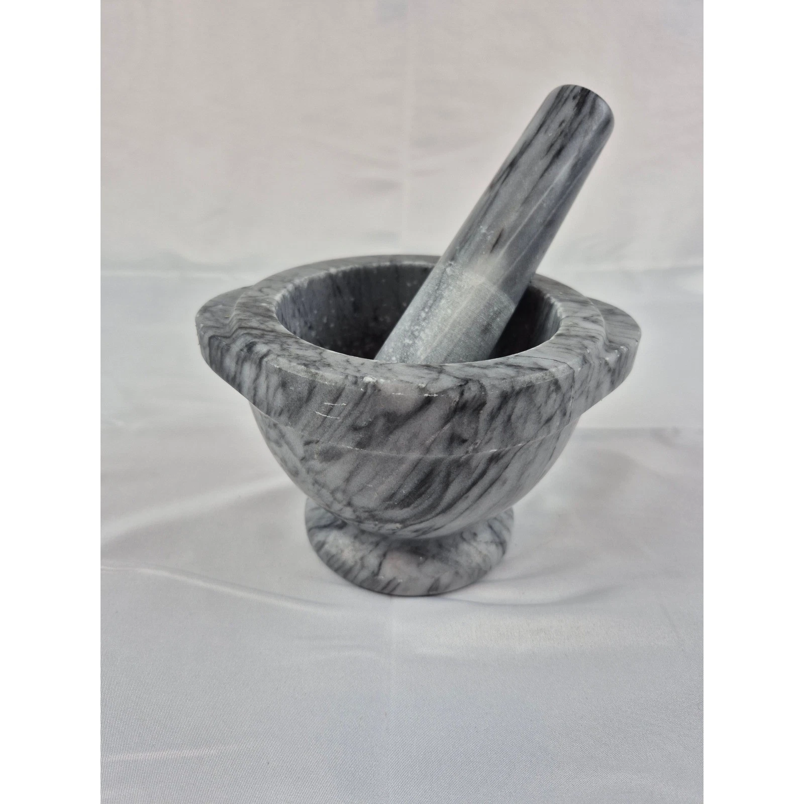 Marble Mortar Pestle Set Stone Spice Herb Grinder Guacamole Garlic Bowl
Opens in a new window or tab