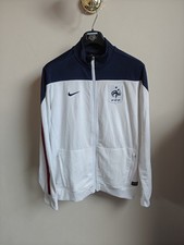 2014-15 France Nike Dri Fit T90 Logo Track Jacket Football Mens Size Small