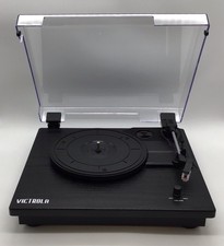 VICTROLA MONTAUK STEREO TURNTABLE SYSTEM WITH BLUETOOTH - OPEN BOX