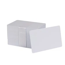 Pack of 100 White CR80 PVC Cards | 20 mil by