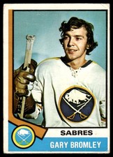1974-75 O-Pee-Chee VTG OPC Rookie Gary Bromley Rookie Buffalo Sabres #7