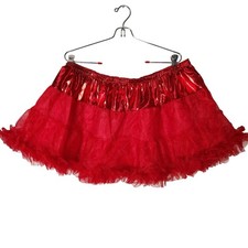 Womens L/XL Red Tutu Halloween Costume Accessory New without tags