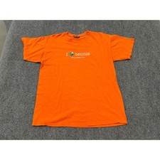 2007 Sony Ericsson Tennis Open Tee - Orange Size Large (con)