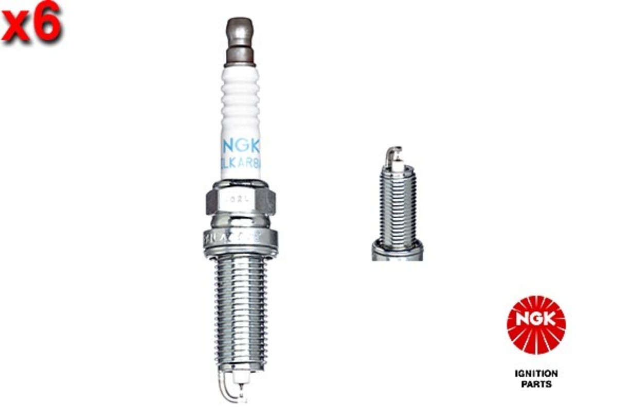 NGK 6x Spark Plug For NISSAN Gt-R 07-11 22401-JF01D