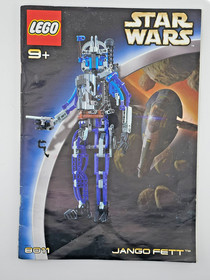 LEGO Star Wars: Jango Fett (8011) 100% Complete Vintage w/Instructions-No Box