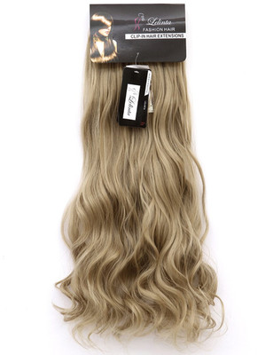 Lelinta 7pcs Synthetic Clip In Wavy Curly Straight Hair Extensions Full Head