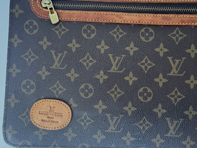 Louis Vuitton Vintage Monogram Briefcase Document Folding
