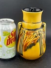 Roseville Ochre Laurel Vase 667-7” In Excellent Mint Condition