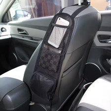 1pc Car Backseat Organizer Tablet Holder Seat Protector Storage Bag - New