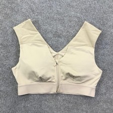 Tommie Copper Sports Bra Womens Medium Front Zip Shoulder Support Activewear