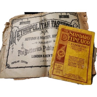 Antique Metropolitan Fashion Magazine 1889 & Standard Delineator September 1895