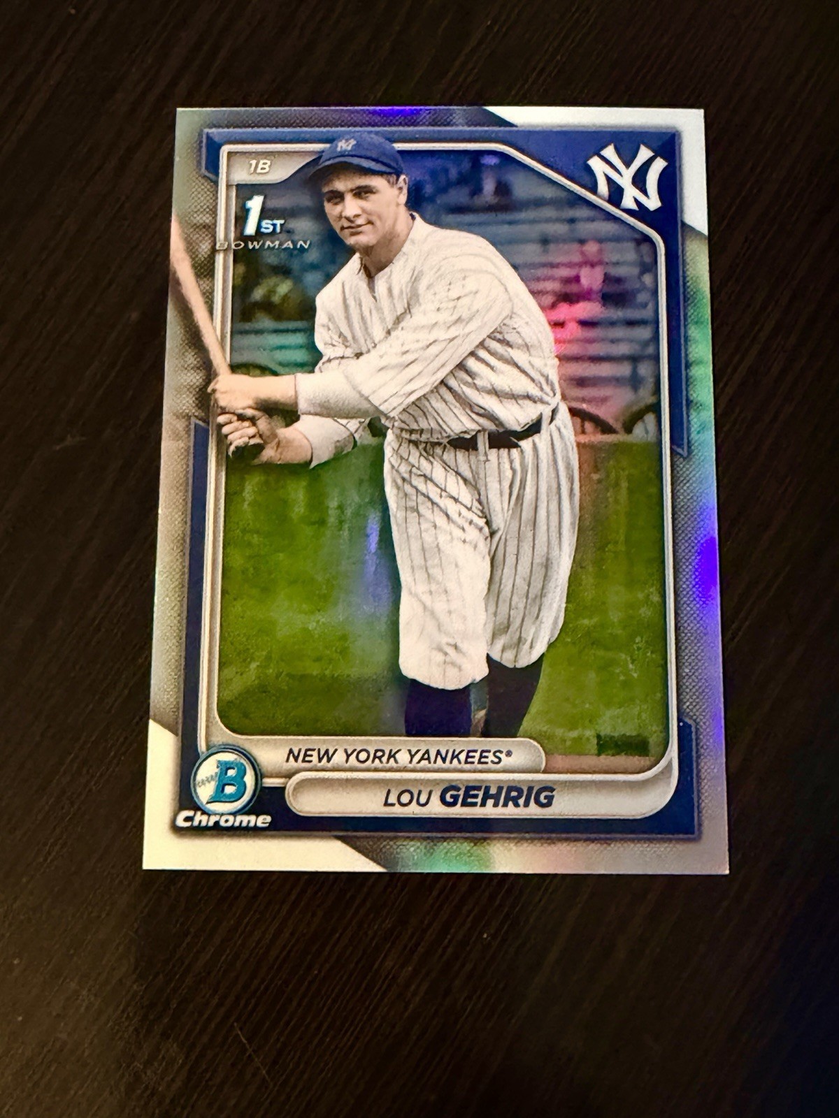 2024 Bowman Chrome - Prospects RetroFractor Lou Gehrig #BCP-253