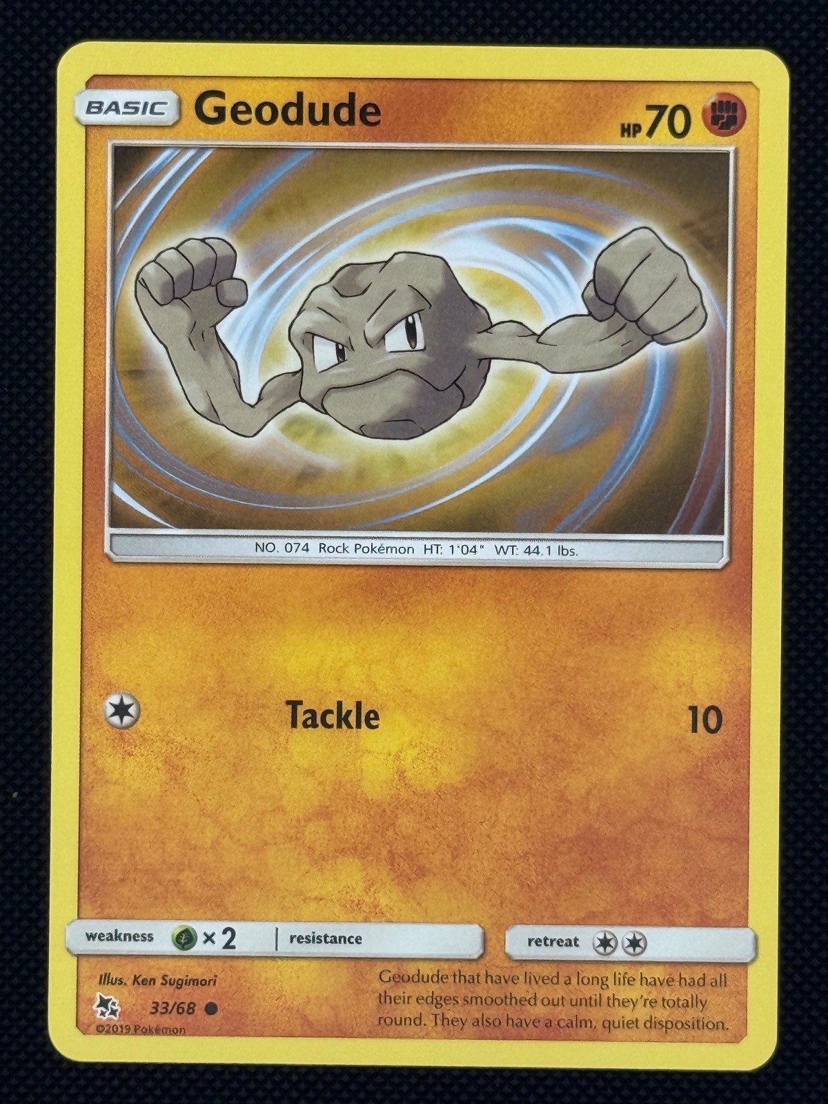 Geodude 33/68 Common Hidden Fates Near Mint