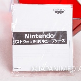 RARE Nintendo Wrist watch In Cube Case Famicom Robot Banpresto JAPAN GAME NES