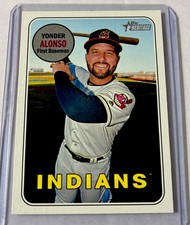 2018 Topps Heritage High Number - Short Print Yonder Alonso #704