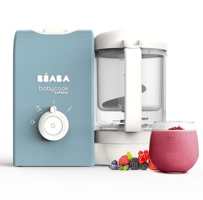 BEABA, Babycook Express, 4 in 1 Babynahrungszubereiter, schnelles Kochen