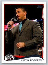 2014 Topps Chrome WWE #27 Justin Roberts