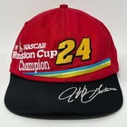 Vintage 90s NASCAR Jeff Gordon Hat Baseball Cap 1995 Winston Cup Snapback Red