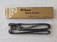Mint Original NIKON Early F Neck Strap in Box Nippon Kogagu