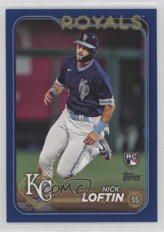 2024 Topps Series 2 Retail Royal Blue Nick Loftin #506 Rookie RC