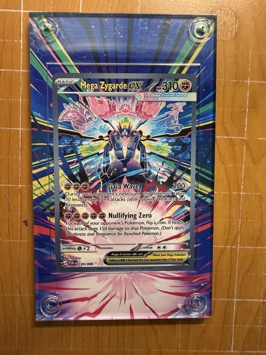 Mega Zygarde Ex 120/088 Perfect Order SIR Extended Art Case | eBay