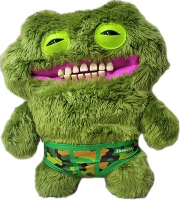 FUGGLER BIGG FUGG Plush XL 18” Green Monster Chuckles Teeth Jumbo