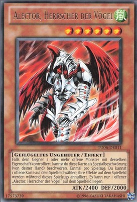 YuGiOh Alector, Herrscher der Vögel TU06-DE011 Rare NM unl.