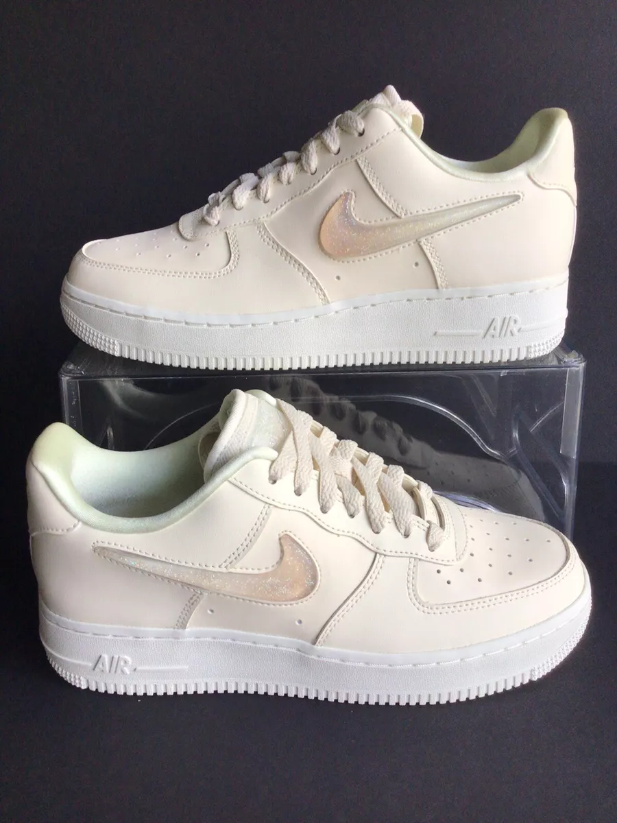 W Nike Force1' 07 PRM Pale Ivory-Summit White Wmns.Sz.8 (AH6827-100) eBay