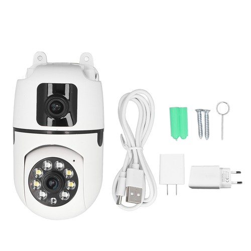 Home Security Camera Dual Lens 2MP Night Motion Detection Rotatable GSY - Picture 11 of 18