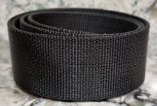 GRIP6 BELT - JET BLACK MIDWEIGHT 37 INCH / 29 WAIST - 1.5 WIDE for MEN and WOMAN