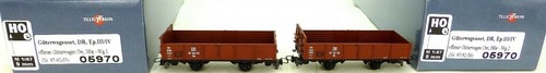 Tillig 05970 SET H0e 2x offene Güterwagen Ow DR EPIII/IV NEU OVP HG1 - 第 10/11 張圖片