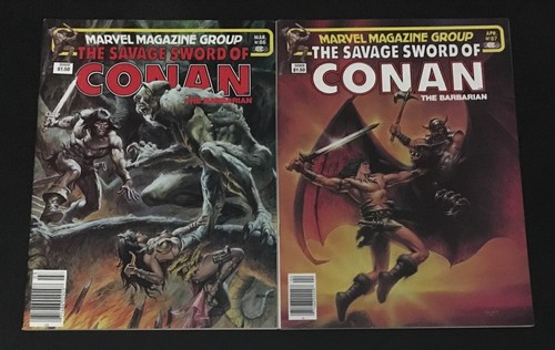 WILDES SCHWERT VON CONAN ZEITUNGSSTAND SET #68, #70, #80-#89 MARVEL COMICS 1981 1982 1983 - Bild 6 von 13