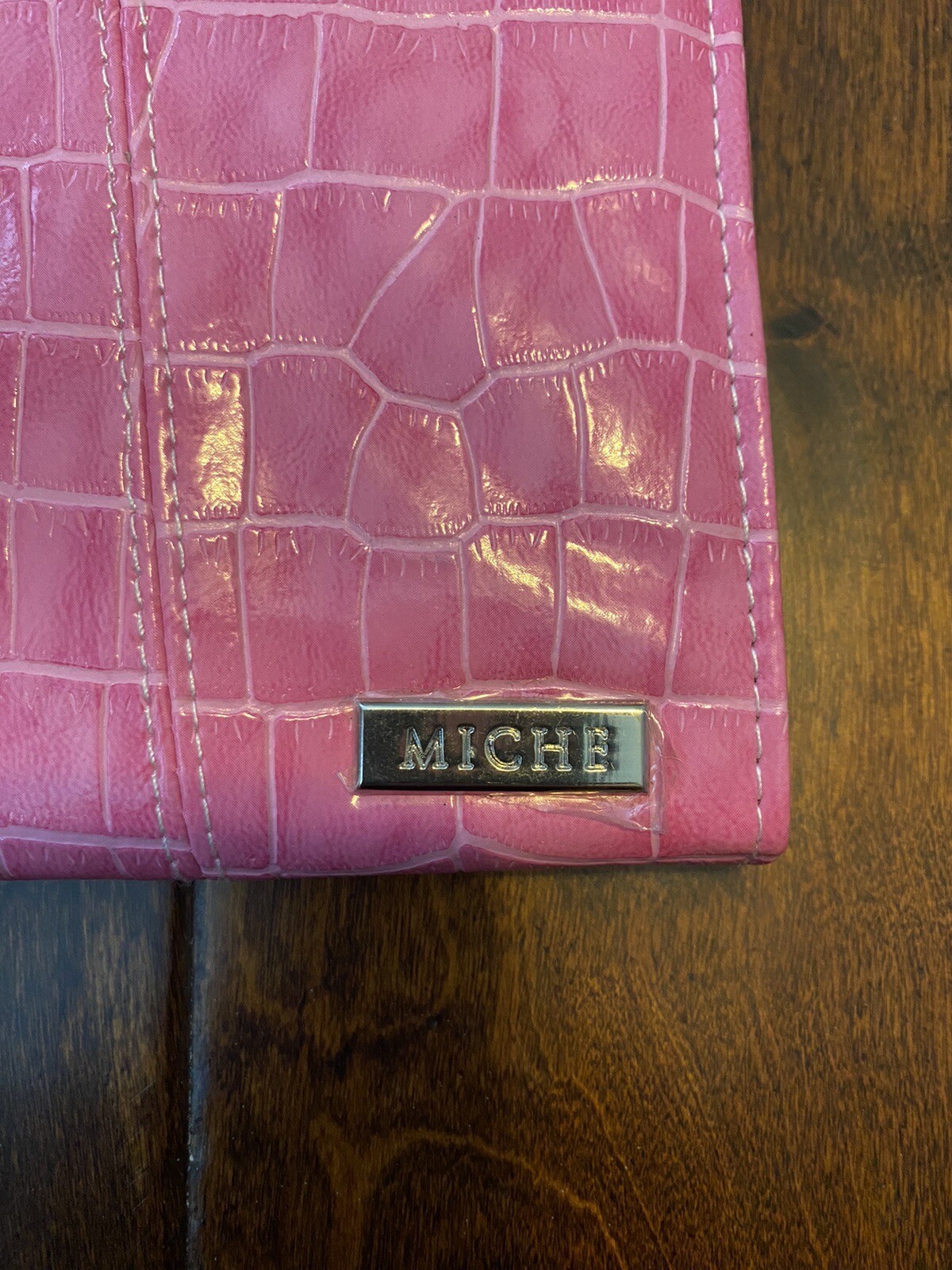 Miche Classic Shell Cori Pink Faux Leather Magnetic Purse Cover | eBay