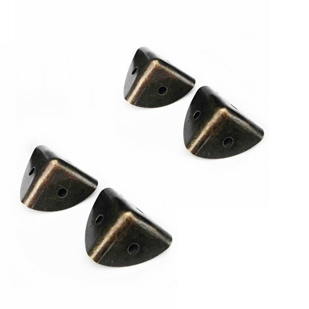 Jewelry Chest Wine Box Wood Case Trunk Table Corner Protector Thick Metal 12