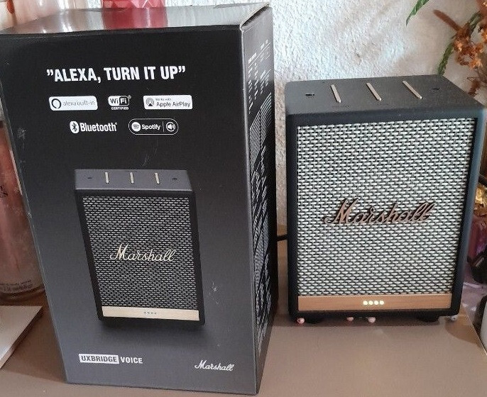 スピーカー・ウーファー Marshall Uxbridge Voice with Alexa Marshall Uxbridge Voice with Amazon Alexa – The Sound Factor
