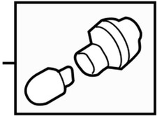1864755007S Hyundai Bulb 1864755007S, New Genuine OEM Part