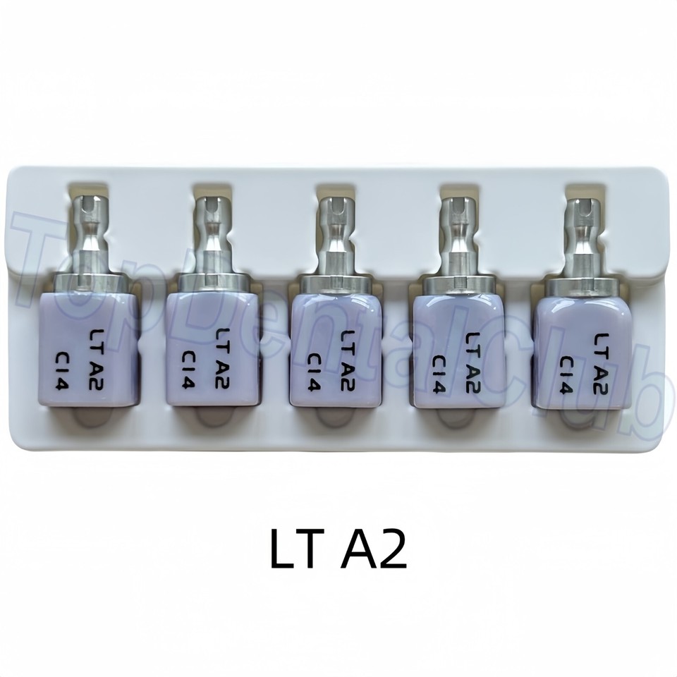 HT/LT C14 Dental Glass Ceramic Lithium Dislicate Blocks CEREC Emax CAD ...