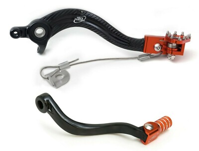 AS3 BREMSPEDAL SCHALTHEBEL HINTEN für KTM 125 SX 04-06 200 SX 04 125 200 EXC 04-07