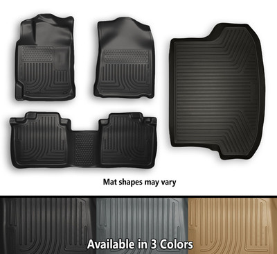 Husky Liners WeatherBeater Front, Rear and Trunk Floor Mats - Choice Of Color