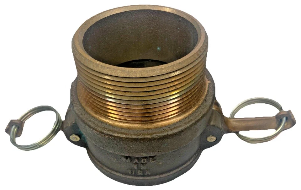 Brass PT 3” Female Camlock w/ Seal Hose Coupling 3" NPT 30B USA Trash Pump - Image 4 of 4