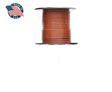 15ft MilSpec high temperature wire cable 18 Gauge BROWN Tefzel M22759/16-18-1 