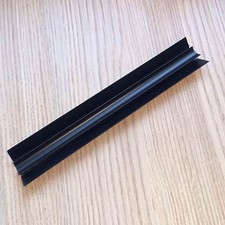 Black 8mm Trims For Bathroom Wall Panels Ceiling Cladding PVC Shower Trims 2.6m