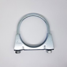Universal U Bolt Exhaust Clamps, Heavy Duty Clamp with Nuts All Sizes 28 - 102mm
