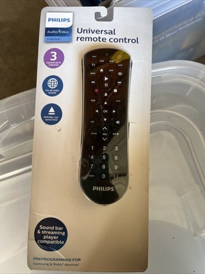 Philips Universal Audio/Video Remote Control For Sound Bar & Streaming Player