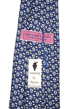 VINEYARD VINES SILK SAILBOAT SKINNY NECK TIE NEW