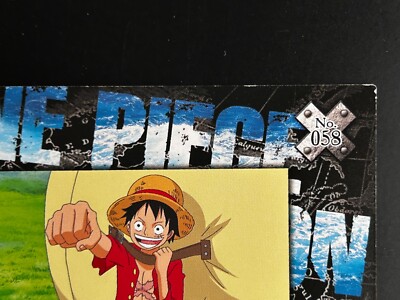 Monkey D Luffy ONE PIECE Collection Card Gum NW2 #058 Japanese