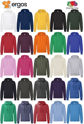 FRUIT OF THE LOOM Sudadera con Capucha de Algodón Interior Felpato Bolsillo FR622080 - Imagen 1 de 4